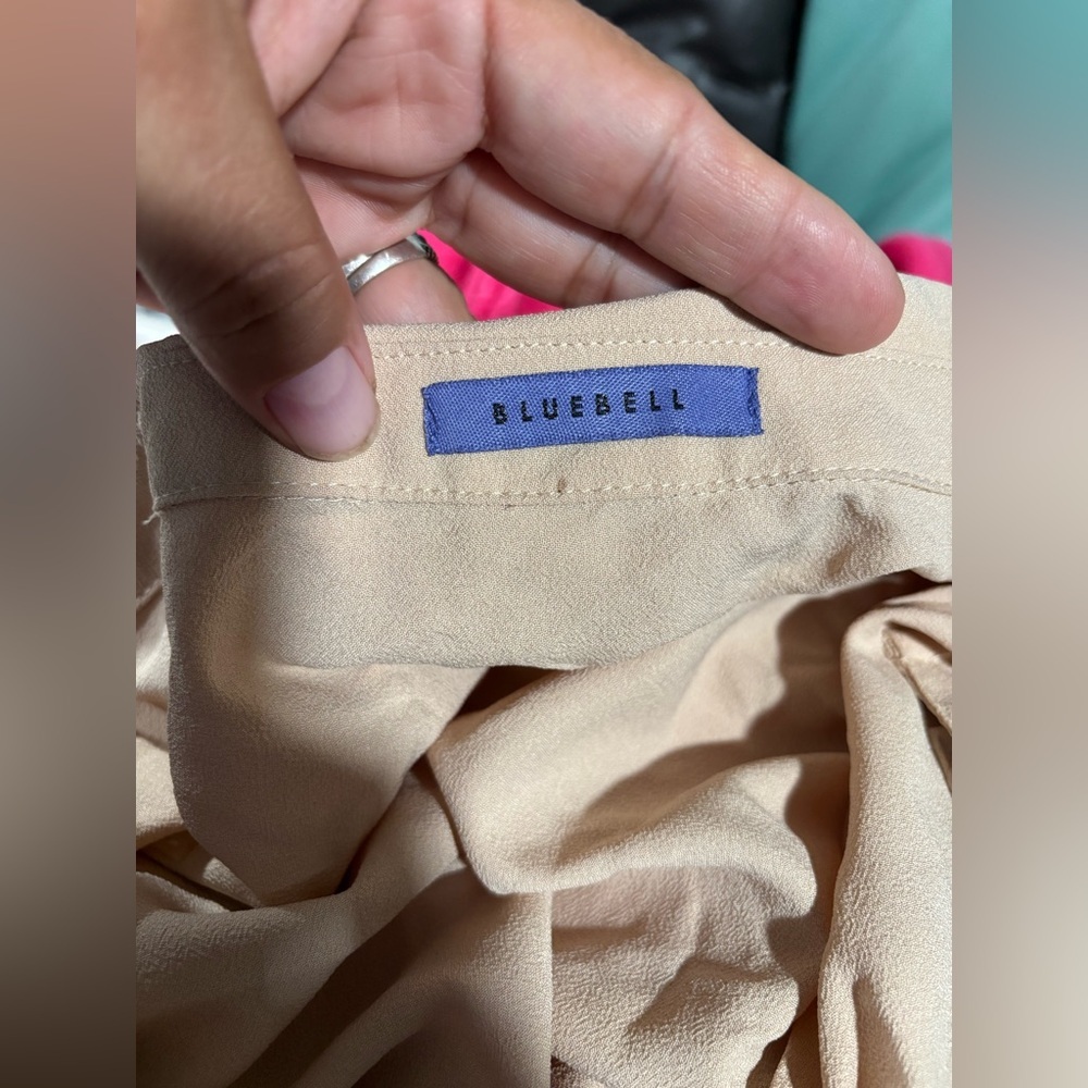 Bluebelle Tan Wrap Dress - Picture 6 of 7